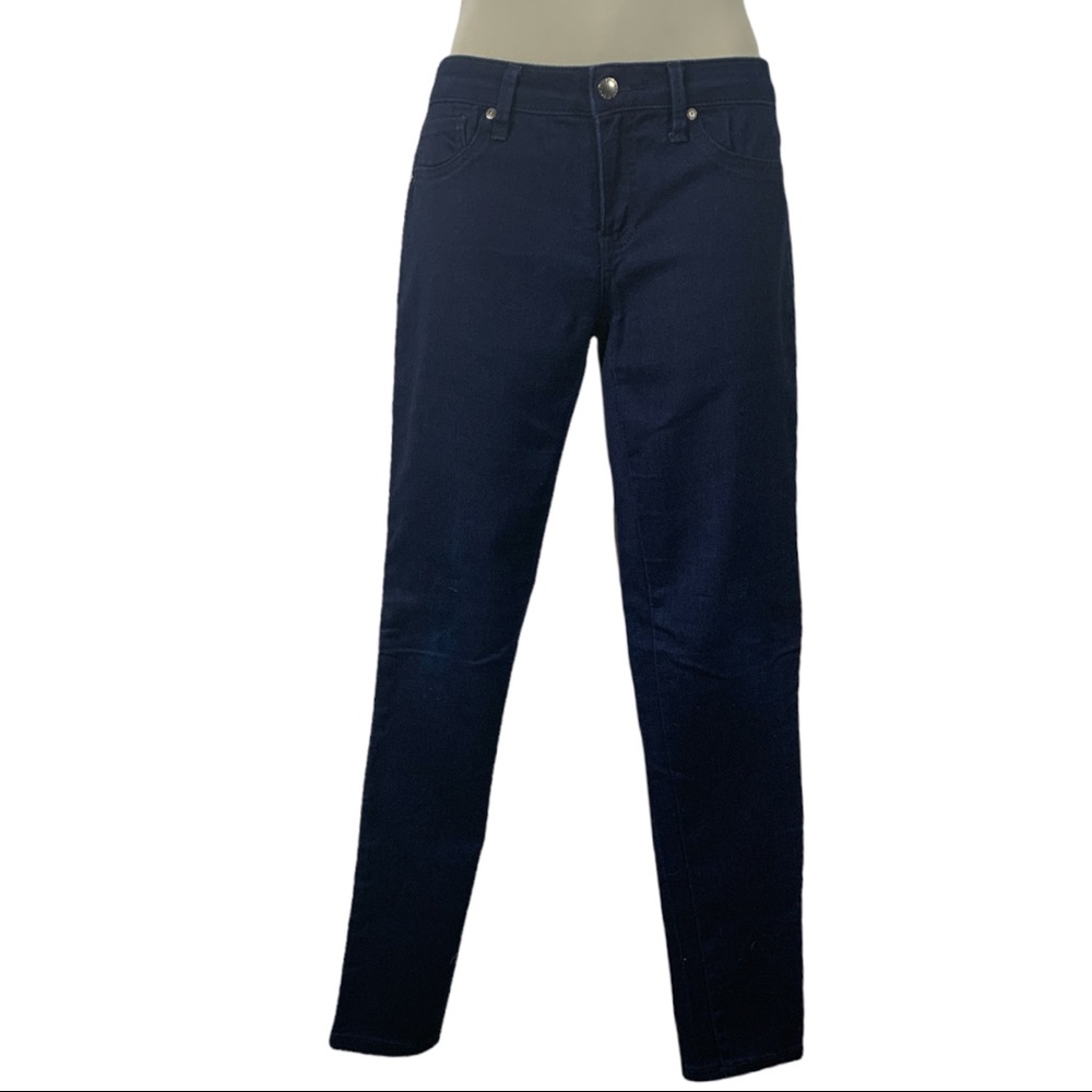 EVERMORE Dark Blue Slime Women’s boot cut Jeans - Picture 2 of 12